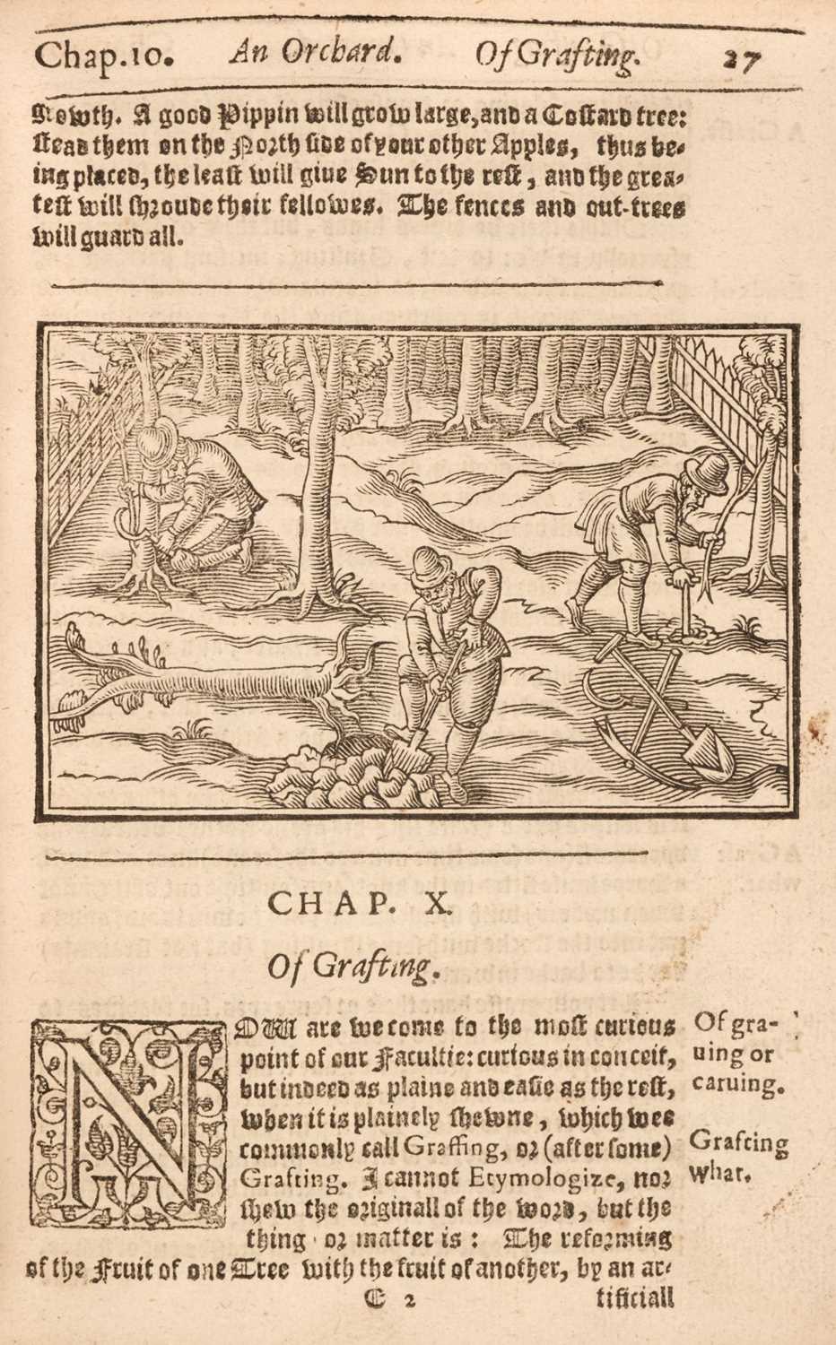 Lot 59 - Lawson (William). A New Orchard and Garden, 1618
