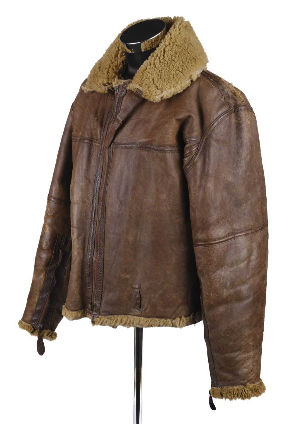 Lot 380 - Royal Air Force. WWII Irvin pattern brown leather flying jacket circa 1941