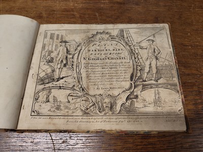 Lot 44 - Morris (Lewis). Plans of Harbours, Bars, Bays and Roads of St. George's Channel, 1748