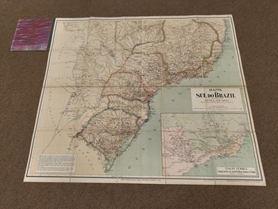Lot 110 - Brazil. Mappa do Sul do Brazil organisado por Gentil de Aassis Moura..., 1912 and others