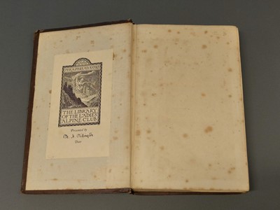 Lot 3 - Bakewell (Robert). Travels, comprising observations made during a residence in the Tarentaise, 2 vols, 1st ed, 1823