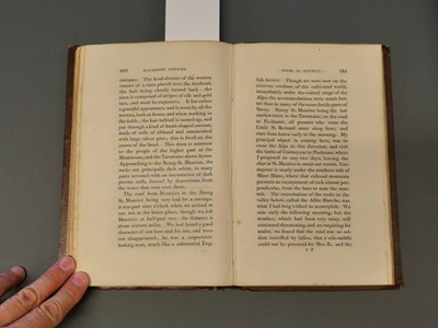 Lot 3 - Bakewell (Robert). Travels, comprising observations made during a residence in the Tarentaise, 2 vols, 1st ed, 1823