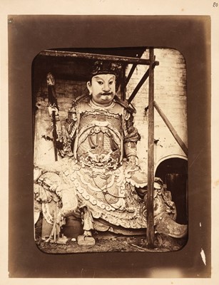 Lot 43 - China. A group of three albumen print photographs, probably by William Saunders, c. 1870
