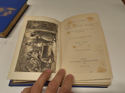 Lot 15 - De Cosson (Emilius Albert). The Cradle of the Blue Nile, 2 volumes, 1st edition, 1877