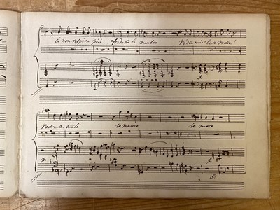 Lot 340 - Mozart (Wolfgang Amadeus). Duetto, con Recitativo nell’Don Giovanni, c. 1790