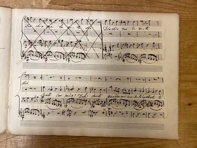 Lot 340 - Mozart (Wolfgang Amadeus). Duetto, con Recitativo nell’Don Giovanni, c. 1790