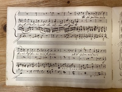 Lot 340 - Mozart (Wolfgang Amadeus). Duetto, con Recitativo nell’Don Giovanni, c. 1790