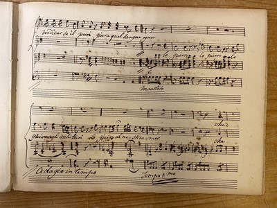 Lot 340 - Mozart (Wolfgang Amadeus). Duetto, con Recitativo nell’Don Giovanni, c. 1790