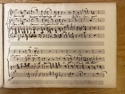 Lot 340 - Mozart (Wolfgang Amadeus). Duetto, con Recitativo nell’Don Giovanni, c. 1790