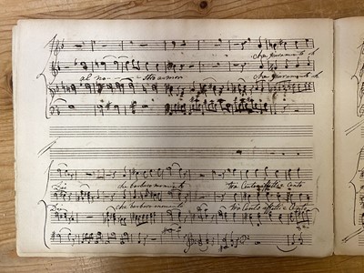 Lot 340 - Mozart (Wolfgang Amadeus). Duetto, con Recitativo nell’Don Giovanni, c. 1790