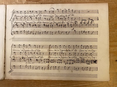Lot 340 - Mozart (Wolfgang Amadeus). Duetto, con Recitativo nell’Don Giovanni, c. 1790