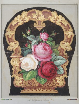 Lot 465 - Berlin Charts. A collection of designs for Berlin woolwork, early19th century