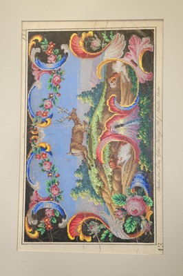 Lot 465 - Berlin Charts. A collection of designs for Berlin woolwork, early19th century