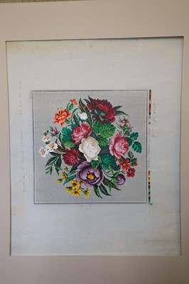 Lot 465 - Berlin Charts. A collection of designs for Berlin woolwork, early19th century
