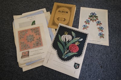 Lot 465 - Berlin Charts. A collection of designs for Berlin woolwork, early19th century