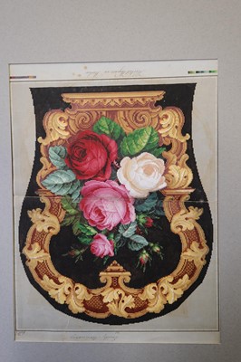 Lot 465 - Berlin Charts. A collection of designs for Berlin woolwork, early19th century