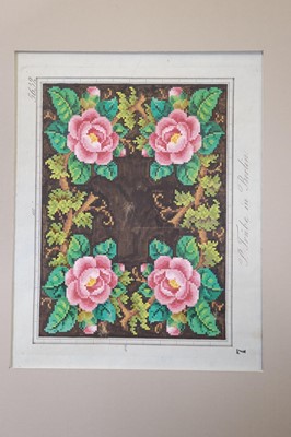 Lot 465 - Berlin Charts. A collection of designs for Berlin woolwork, early19th century