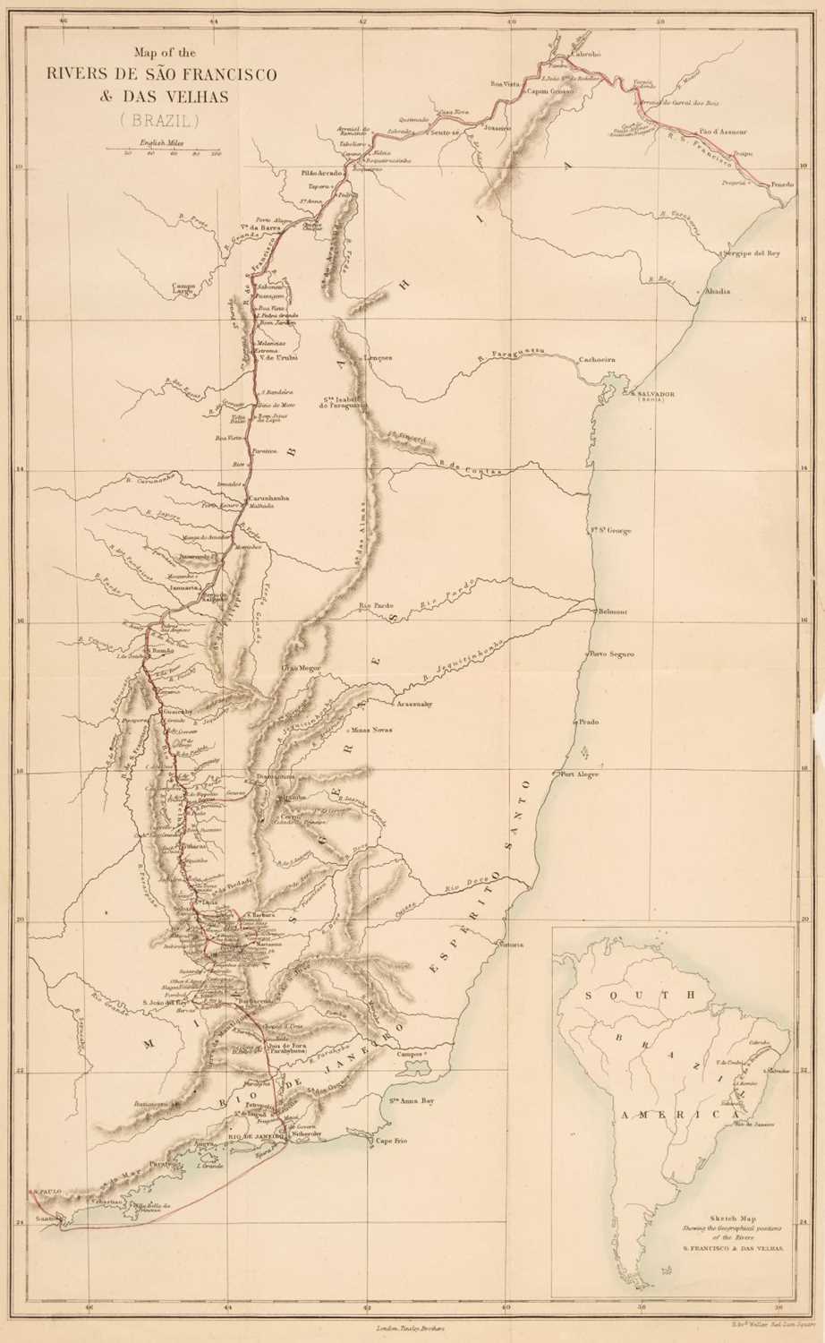Lot 6 - Burton (Richard F.) The Highlands of Brazil, 2 volumes, 1st edition, 1869