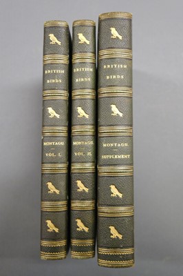 Lot 109 - Montagu (George). Ornithological Dictionary, 3 volumes including supplement, 1802-1813