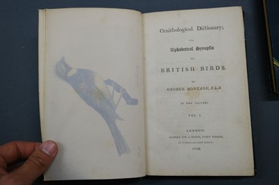 Lot 109 - Montagu (George). Ornithological Dictionary, 3 volumes including supplement, 1802-1813