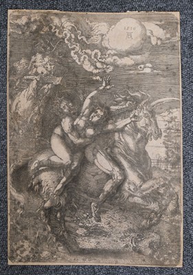 Lot 20 - Durer (Albrecht, 1471-1528). The Abduction of Proserpina, 1516, etching