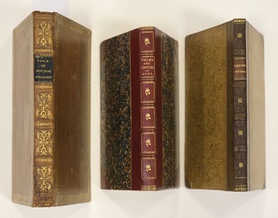 Lot 356 - Williams (Charles, and William Read, illustrators). The Tour of Doctor Prosody, 1st edition, 1821