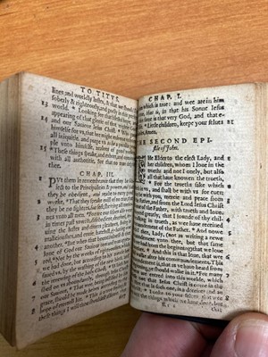 Lot 277 - New Testament [English]. The New Testament of our Lord Jesus Christ..., 1592