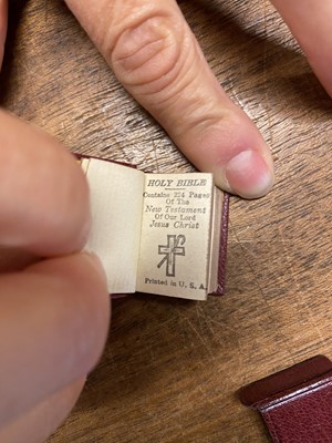 Lot 377 - Miniature Books. The New Testament, Glasgow: David Bryce and Son, 1895, & 10 others