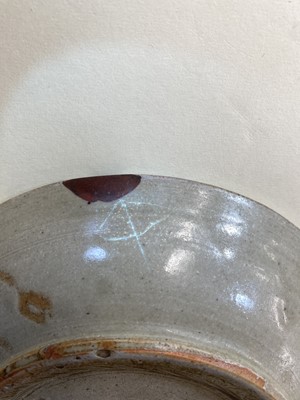 Lot 397 - Leach (Bernard Howell, 1887-1979). An early stoneware dish, mid to late 1930s