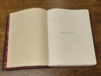 Lot 53 - Playne (Somerset). Southern India, 1st edition, 1916