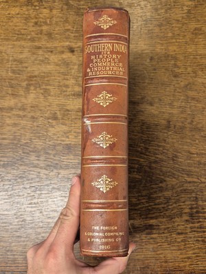 Lot 53 - Playne (Somerset). Southern India, 1st edition, 1916