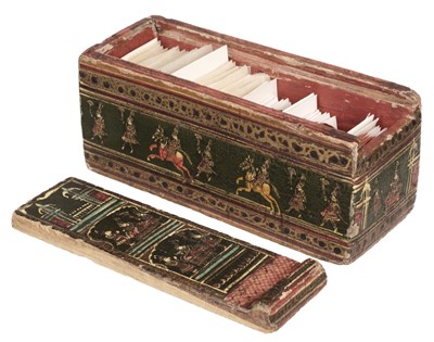 Lot 349 - Indian playing cards. Mogul Ganjifa, Andhra Pradesh/Dekkan, India, circa 1870