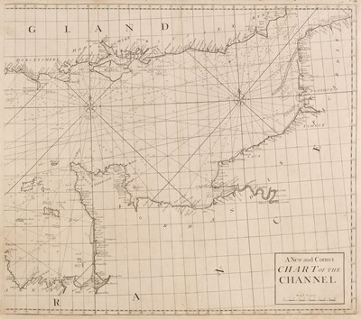 Lot 176 - Sea Charts. The Channel. Halley (E.), A New and Correct Chart..., circa 1728
