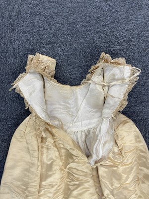Lot 332 - Clothing. A silk christening gown, Steinmann & Co., Piccadilly, London, circa 1900