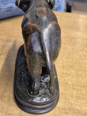 Lot 41 - Barye (Antoine-Louis, 1796-1875). Eléphant d'Asie (Asian Elephant), bronze