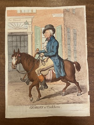 Lot 111 - Gillray (James). Field-Marshall Count Suwarrow - Romoniskoy, 1799