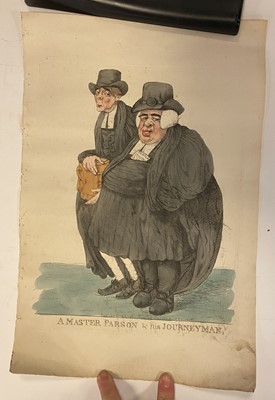 Lot 97 - Dighton (Richard). Eight caricatures, 1793-1812