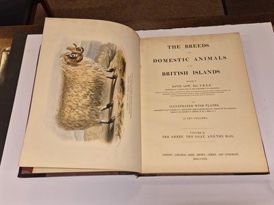 Lot 57 - Low (David). The Breeds of the Domestic Animals of the British Islands, 1842