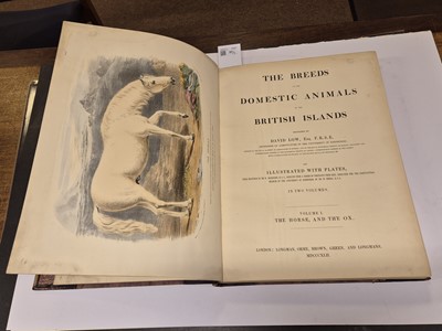 Lot 57 - Low (David). The Breeds of the Domestic Animals of the British Islands, 1842