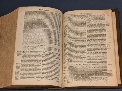 Lot 201 - New Testament [English]. The text of the New Testament of Jesus Christ, 1589