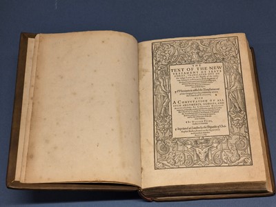 Lot 201 - New Testament [English]. The text of the New Testament of Jesus Christ, 1589