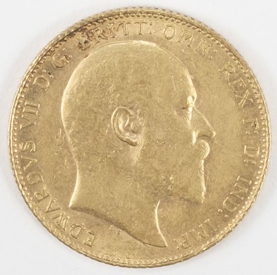 Lot 824 - Sovereign. Edward VII Gold Sovereign, 1906, George and Dragon reverse