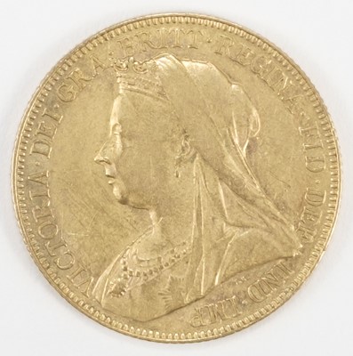 Lot 834 - Sovereign. Victorian Gold Sovereign, 1901, Perth Mint, George and Dragon reverse