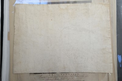 Lot 41 - Spanish School. Plato's Symposium, after Pietro Testa, pen & ink, late 17th/early 18th c.