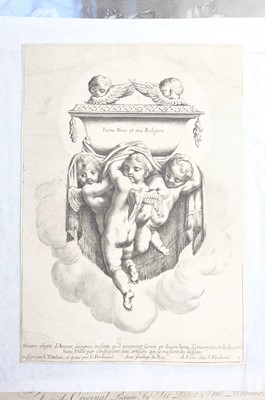 Lot 41 - Spanish School. Plato's Symposium, after Pietro Testa, pen & ink, late 17th/early 18th c.