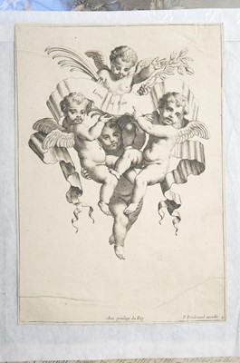 Lot 41 - Spanish School. Plato's Symposium, after Pietro Testa, pen & ink, late 17th/early 18th c.