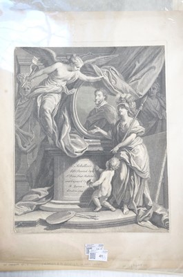 Lot 41 - Spanish School. Plato's Symposium, after Pietro Testa, pen & ink, late 17th/early 18th c.