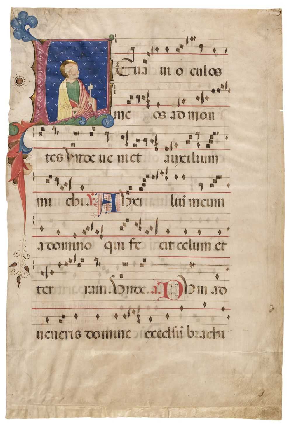 Lot 259 - Mercati (Venturino, active 1467-1480). Saint Peter, holding the keys of Heaven..., circa 1470s