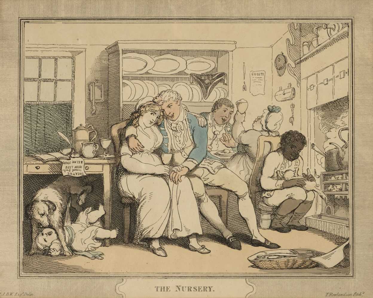 Lot 236 - Rowlandson (Thomas). A Set of Eight Caricatures Based on Education, circa 1805