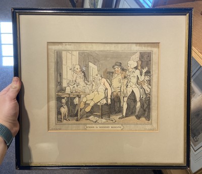 Lot 236 - Rowlandson (Thomas). A Set of Eight Caricatures Based on Education, circa 1805